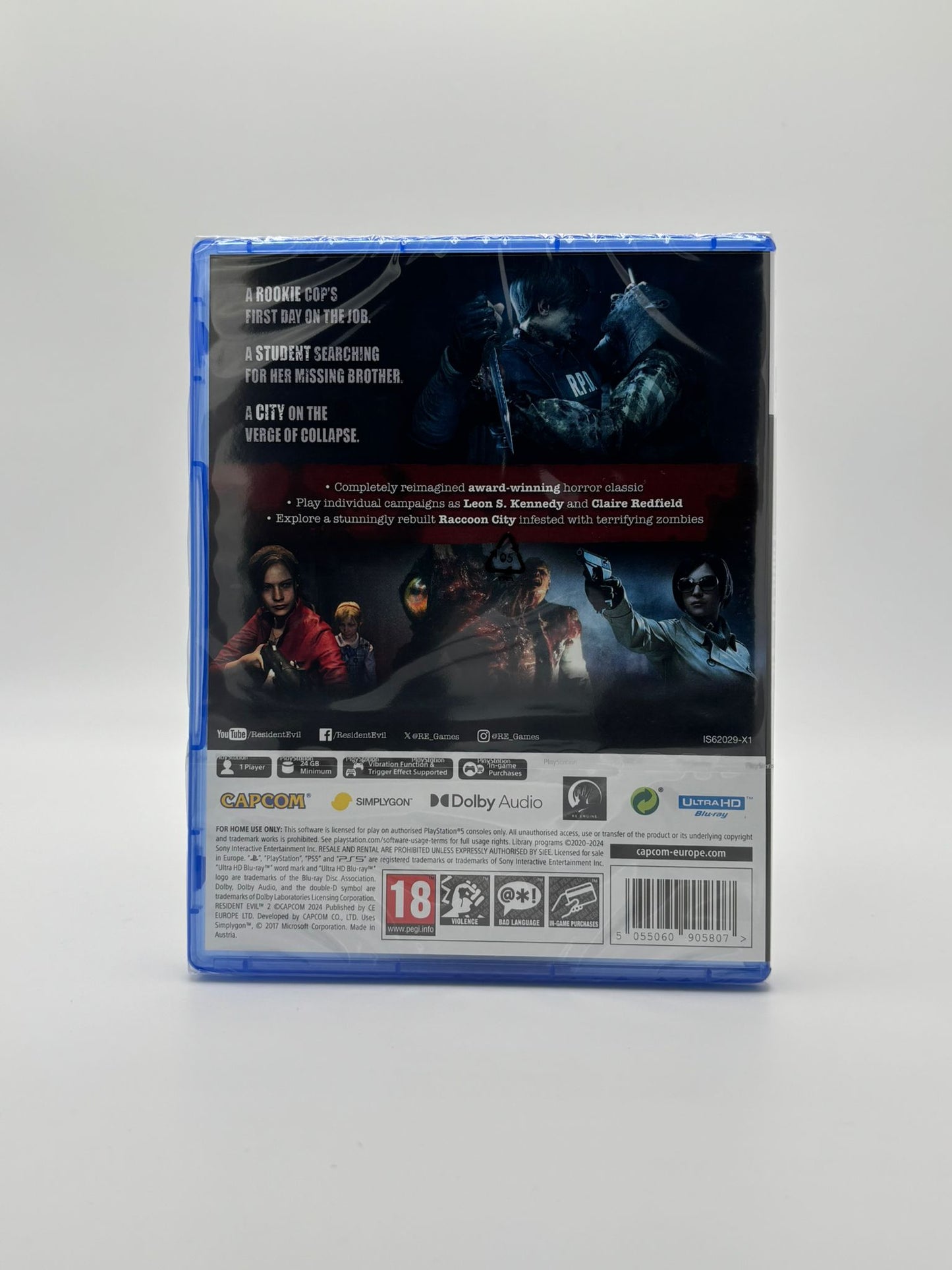 Resident Evil 2 Remake - PlayStation 5