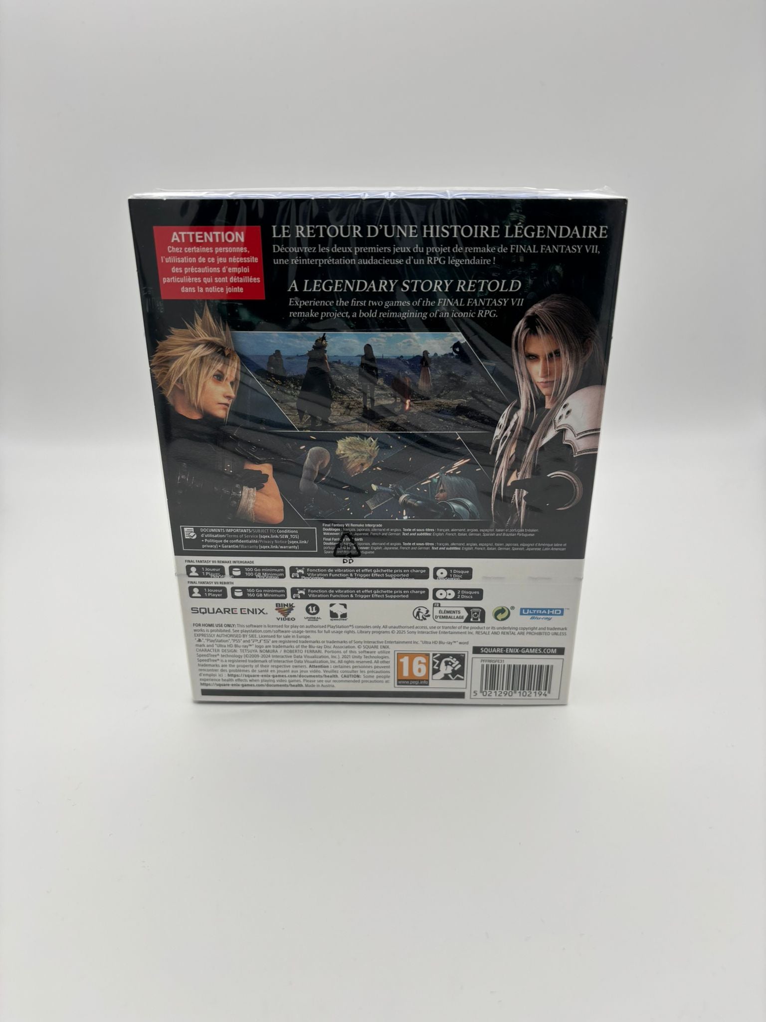 Final Fantasy VII Remake Intergrade and Final Final Fantasy VII Rebirth Twin - PlayStation 5 Resale-Solutions